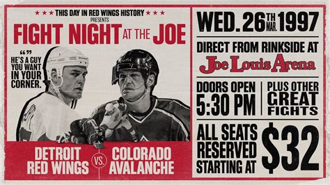 Unrivaled: Red Wings v. Avalanche (2022) .